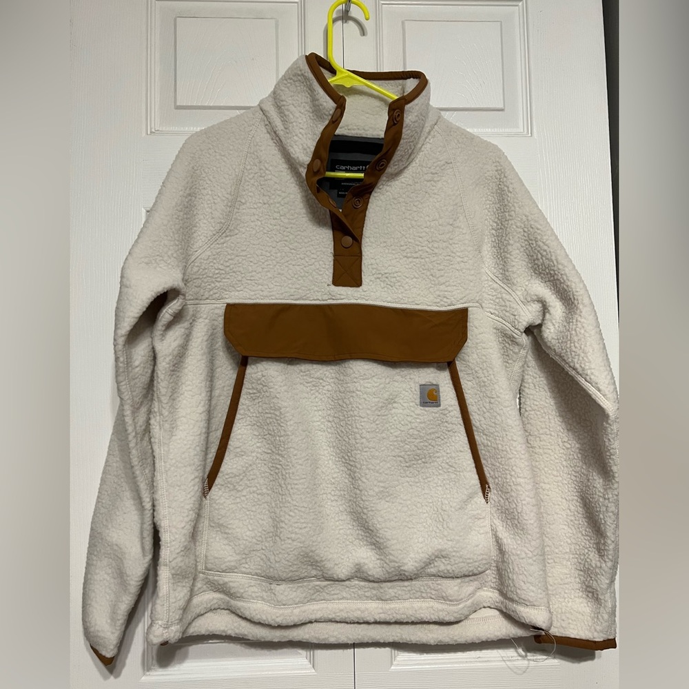 Carhartt Women’s Relaxed Fit Fleece Pullover Size Medium (8-10) BRAND NEW